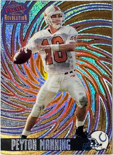 Peyton Manning 1998 Pacific Revolution Rookie Card (RC) #58 (Tennessee Volunteers/Colts/HOF)