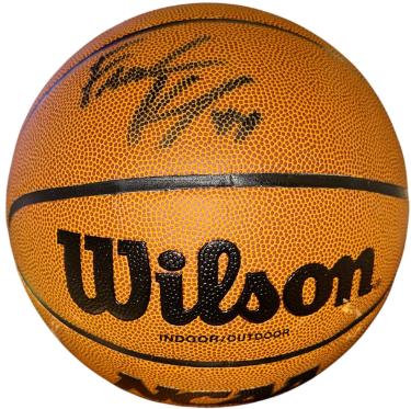 Frank Kaminsky signed NCAA Wilson I/O Basketball imperfect- Schwartz Sports Hologram (Wisconsin Badgers)