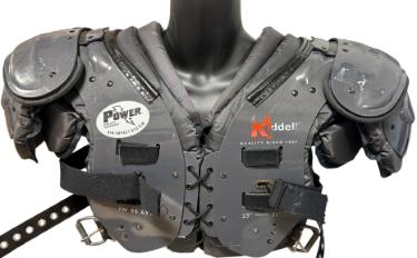 Riddell Football All Purpose Shoulder Pads Power Air Impact System PM 86 4XL (Used/Normal Game Wear/Scuffs/Scratches)