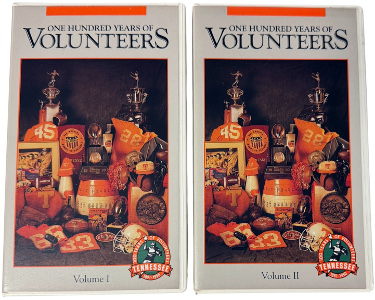 One Hundred Years of Tennessee Volunteers Football Vol 1 & 2 VHS Tapes � NEW
