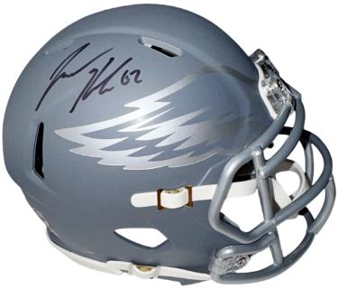 Jason Kelce signed Philadelphia Eagles Riddell Slate Speed Mini Helmet #62- PSA