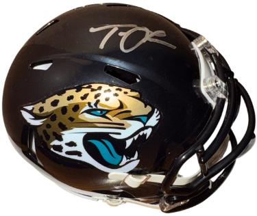 Trevor Lawrence signed Jacksonville Jaguars NFL Speed TB Mini Helmet- Fanatics