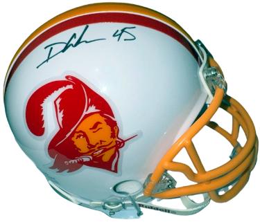 Devin White signed Tampa Bay Buccaneers NFL Riddell TB Mini Helmet #45- Beckett Witnessed