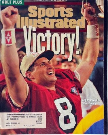 Sports Illustrated Full Magazine 2/6/1995- Steve Young/Super Bowl MVP/San Francisco 49ers