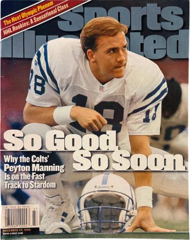 Sports Illustrated Full Magazine 11/22/1999- Peyton Manning- Indianapolis Colts 1st NFL Cover