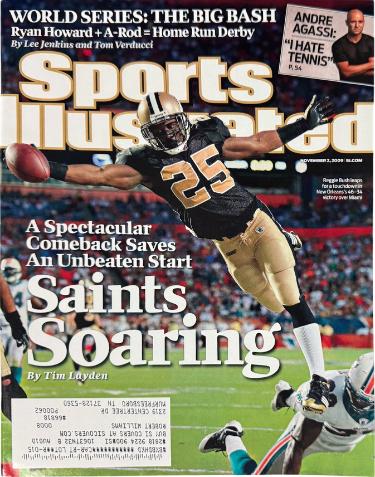 Sports Illustrated Full Magazine 1/2/2009- Reggie Bush- Saints Soaring