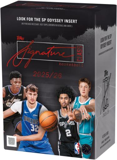 2025-26 Topps Signature Class NBA Blaster Box- 6PK/7CPP/42CPB- New/Factory Sealed