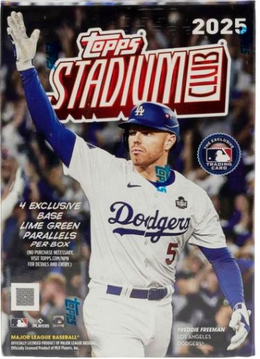 2025 Topps Stadium Club MLB Blaster Box- 8PK/5CPP/40CPB- New/Factory Sealed
