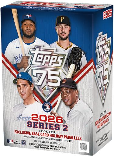 2026 Topps Series 2 MLB Baseball Blaster Box- 6PK/12CPP/72CPB- New/Factory Sealed