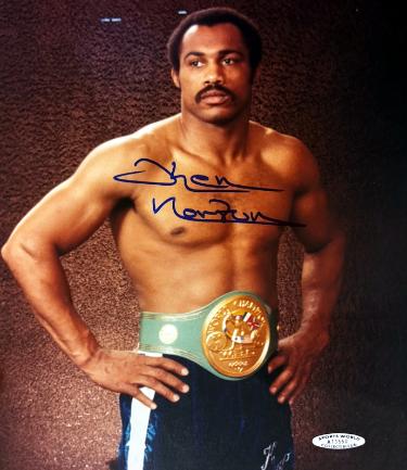 Ken Norton signed WBC Boxing 8x10 Photo imperfect- COA/Sports World Collectibles/COA