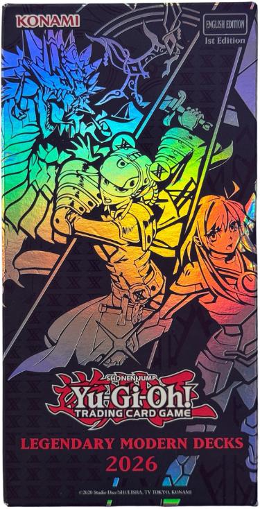 2026 Yu-Gi-Oh! Legendary Modern Decks Sealed 1st Edition English - New/Sealed