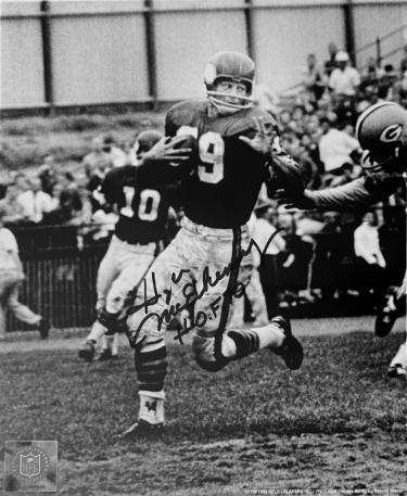 Hugh McElhenny signed Minnesota Vikings NFL 8x10 Photo w/ HOF 70 imperfect- COA