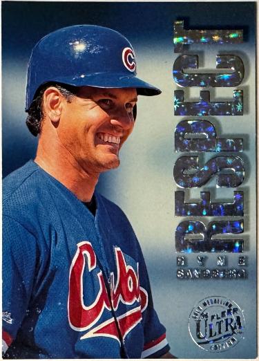 Ryne Sandberg 1996 Fleer Ultra Respect Gold Medallion Card #8 (Chicago Cubs/HOF)