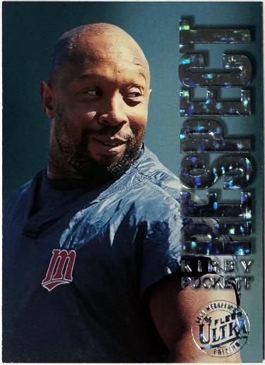 Kirby Puckett 1996 Fleer Ultra Respect Gold Medallion Card #6 (Minnesota Twins/HOF)