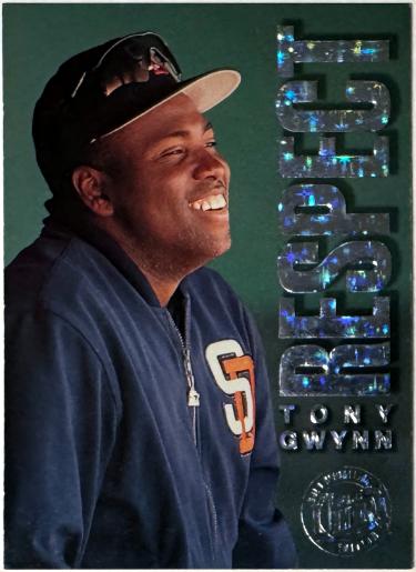 Tony Gwynn 1996 Fleer Ultra Respect Gold Medallion Card #3 (San Diego Padres/HOF)