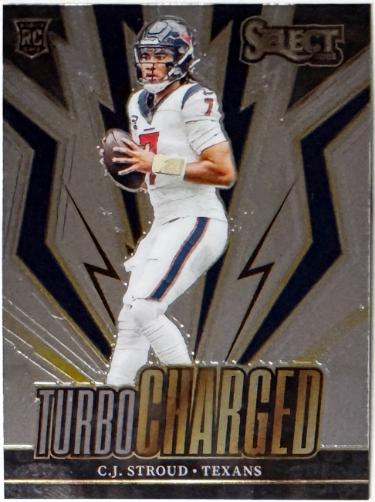 CJ/C.J. Stroud 2023 Panini Select Turbo Charged Rookie Card (RC) #TUR-CST (Houston Texans)