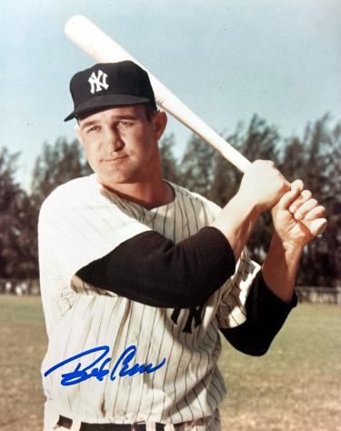 Bob Cerv signed New York Yankees 8x10 Photo- COA (1956 WS Champ/1958 All Star)