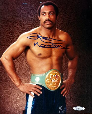 Ken Norton signed WBC Boxing 8x10 Photo imperfect- COA/Sports World Collectibles