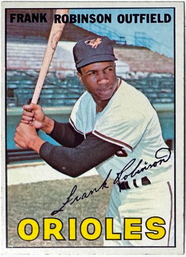 Frank Robinson 1967 Topps Baseball Card #100 - OC/VG (Baltimore Orioles/HOF)