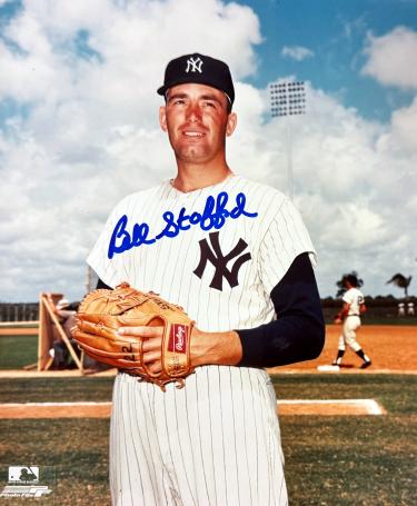 Bill Stafford signed New York Yankees MLB 8x10 Photo imperfect-COA (2X WS Champ)