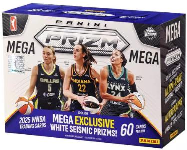 2025 Prizm WNBA Basketball Mega Box- 6PK/10CPP/60CPB White - New/Factory Sealed