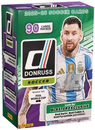 2025-26 Panini Donruss Soccer Road to FIFA World Cup Blaster Box 90 Cards- New/Factory Sealed