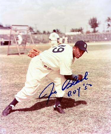 Joe Black signed Brooklyn Dodgers MLB 8x10 Photo imperfect ROY '52- COA (3X AS)