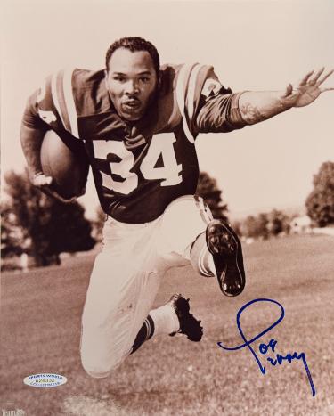Joe Perry signed San Francisco 49ers 8x10 Photo imperfect- COA (HOF)