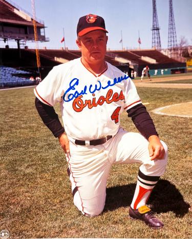 Earl Weaver signed Baltimore Orioles MLB 8x10 Photo imperfect - COA (HOF/Coach)