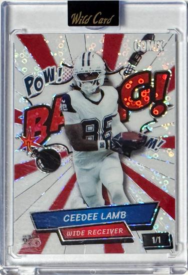 CeeDee Lamb 2026 Wild Card Comix America 250 BANG! Card 1/1 #ACWH-CL