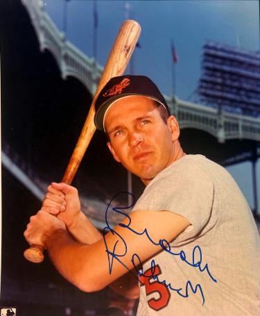 Brooks Robinson signed Baltimore Orioles MLB 8x10 Photo imperfect- COA- HOF/16GG