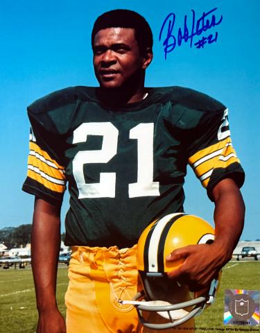 Bob Jeter signed Green Bay Packers NFL 8x10 Photo minor dings - COA/Show Ticket