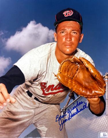 Jim Duckworth signed Washington Nationals MLB Licensed 8x10 Photo imperfect- COA