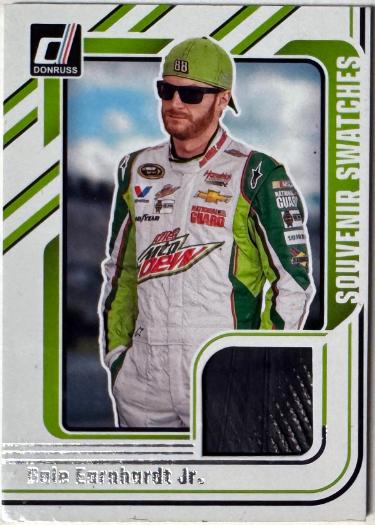 Dale Earnhardt Jr. 2026 Panini Donruss NASCAR Souvenir Swatches Card #SVS-DEJ