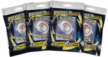 Pokemon Power Packs 40 Cards Per Pack Guaranteed/1 Holo Rare Sealed- Lot of 4- Brand New/Sealed