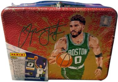 Panini NBA Jayson Tatum Lunchbox Tin/7 Packs- Brand New/Factory Sealed (Boston Celtics)