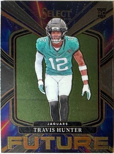 Travis Hunter 2025 Panini Select Future Rookie Card #10 (Jacksonville Jaguars)
