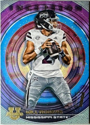 Will Rogers 2022-23 Bowman University Inception Initiation Rookie Card #17 (Texas A&M)