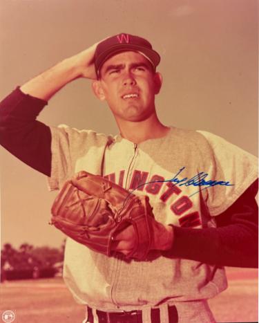 Tex Clevenger signed Washington Nationals MLB Licensed 8x10 Photo imperfect- COA