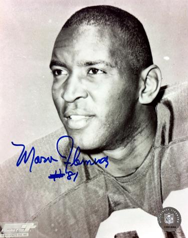 Marv Fleming signed Green Bay Packers NFL 8x10 Photo imperfect #81-COA (SB I/II Champs)