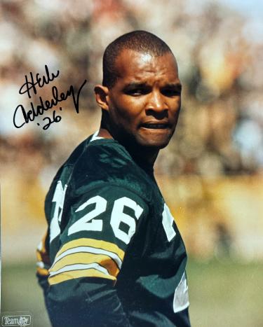 Herb Adderley signed Green Bay Packers NFL Licensed 8x10 Photo imperfect #26- COA (HOF)