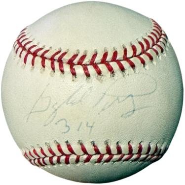 Gaylord Perry signed Official Rawlings ROAL American League Baseball imperfect 314- COA (San Francisco Giants/HOF/5XAS/2XCY)