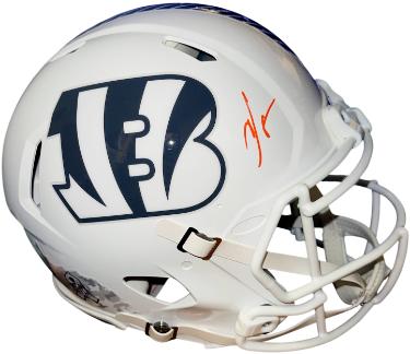 Chad Ochocino Johnson signed Cincinnati Bengals NFL Riddell NFL Salute to Service Speed Authentic Helmet- JSA