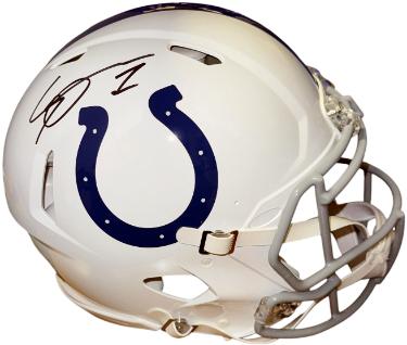Sauce Gardner signed Indianapolis Colts Riddell NFL Full Size Speed Authentic Helmet #1- Beckett Witnessed