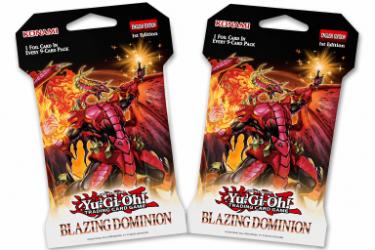 Yu-Gi-Oh Blazing Dominion Konami 9-Card Pack w/ Foil Card x2 - Brand New/Factory Sealed