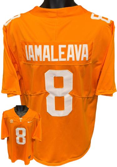Nico Iamaleava Tennessee Volunteers Orange Nike College Style Jersey- Size Medium