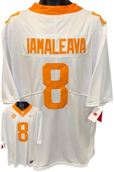 Nico Iamaleava Tennessee Volunteers White Nike College Style Jersey - Size XXXL
