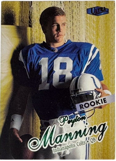 Peyton Manning 1998 Fleer Ultra Rookie Card (RC) #416 (Indianapolis Colts/HOF)