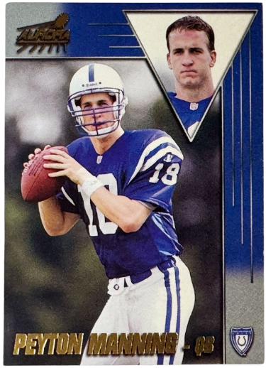 Peyton Manning 1998 Pacific Aurora Rookie Card (RC) #71 (Indianapolis Colts/HOF)