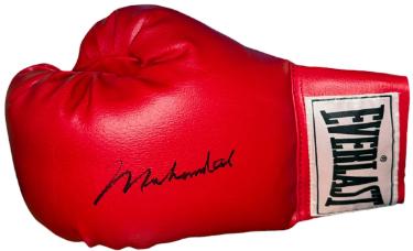 Muhammad Ali signed Everlast Leather White Label 14oz Left Boxing Glove- Beckett Review